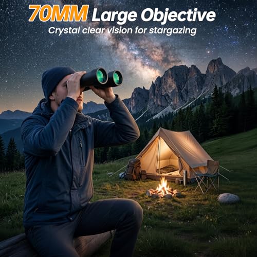 20x70 Binoculars for Adults with 70mm Large Objective Lens