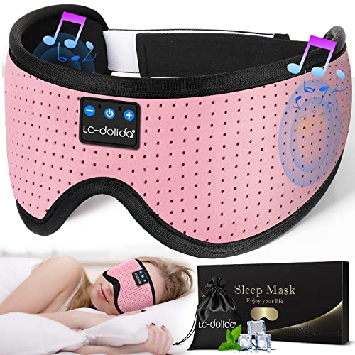 Sleep Mask with Bluetooth Headphones