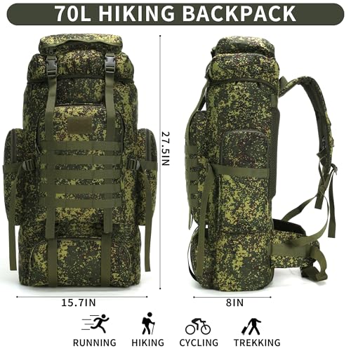 Hiking Backpack for Men 70L