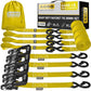 Heavy Duty Ratchet Straps & Soft Loops (4 Count)