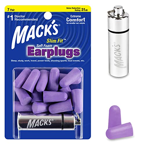 Mack’s Slim Fit Soft Foam Earplugs (14 Count)