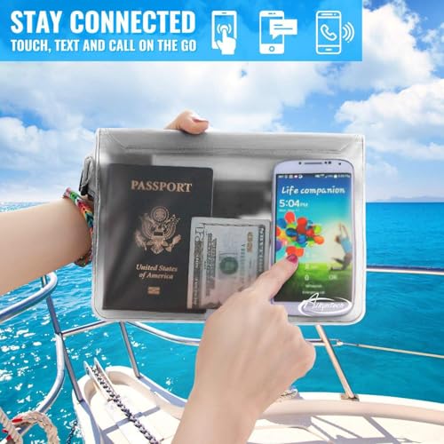Waterproof Pouch with Waist Strap (2 Count)