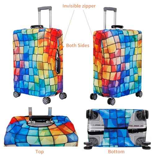 Thicker Travel Luggage Covers with Luggage Tag For Suitcase Tsa Approved