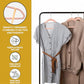 50 Pack New Premium Quality Velvet Hangers Ultra Thin Non Slip Adult Felt Space Saving Hangers for Closet Heavy Duty Coat Pants Jackets Dress Hangers 360° Swivel Hook Hold Upto 10lbs Rose Gold (50 Count)