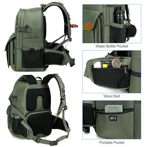 Green Professional Camera Backpack