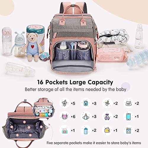 Baby Diaper Bag Backpack with ChangingStation