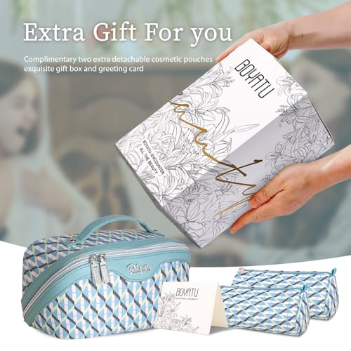 Travel Makeup Bags for Women (3 Count)
