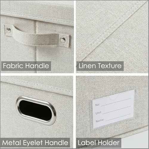 Storage Bins with Lids [3 (3 Count)