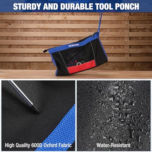 12" Tool Pouches with Zipper