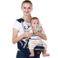 Baby Hip Seat Carrier Baby Waist Stool for Child Infant Toddler with Adjustable Strap Buckle Pocket Soft Inner Huge Storage (Dark Blue)