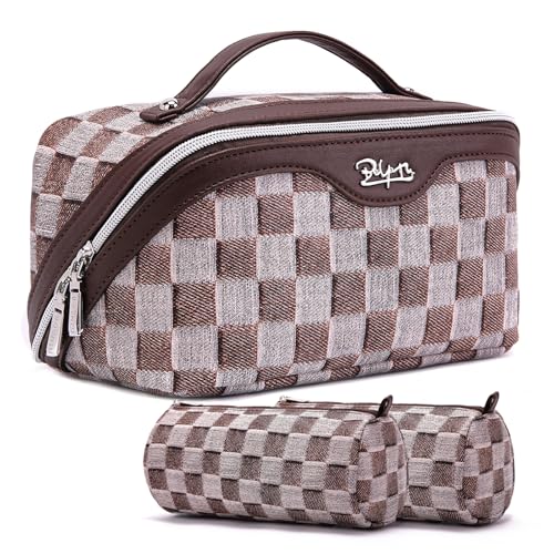 Travel Makeup Bag Cosmetic Bags for Women (3 Count)
