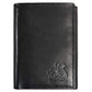 Genuine Nappa Leather Trifold Wallet For Men RFID And ID Window