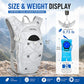 Lightweight Hydration Backpack with 2L Water Bladder Water Backpack Hydration Pack for Cycling Running Biking Hiking Backpack Silver