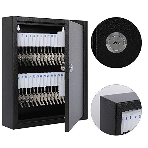 Key Lock Box Wall Mount 60 Key Cabinet