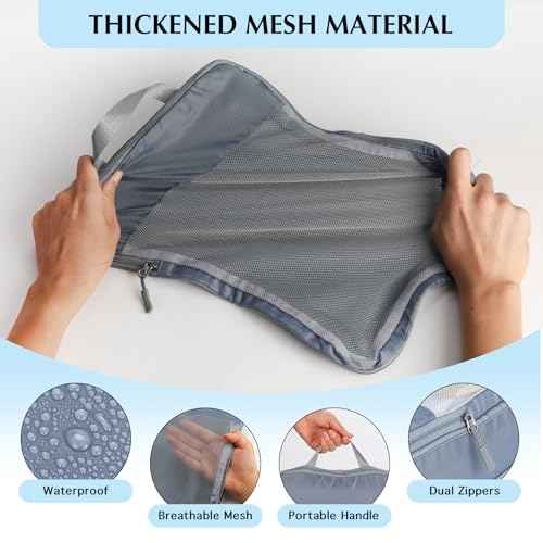 Compression Packing Cubes for Travel (10 Count)