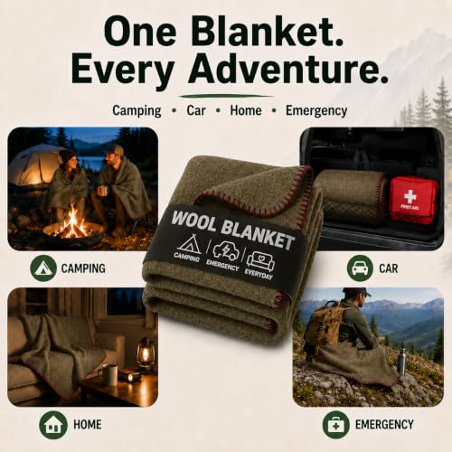 JMR Wool Camping Blanket 10