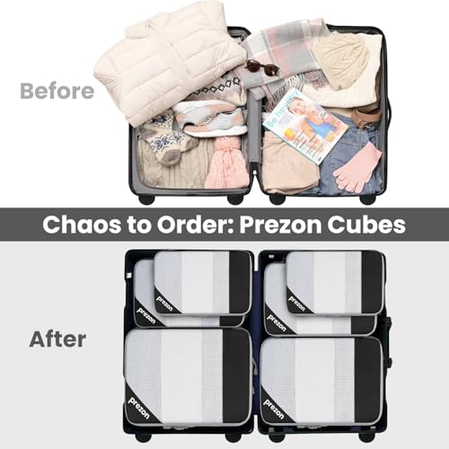 Compression Packing Cubes for Travel (6 Count)