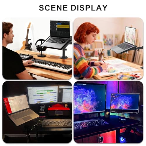 Adjustable Laptop Desk Mount for 17 inch Notebook or 32 inch Screen