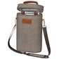 2 Bottle Insulated Wine Tote Carrier Bag