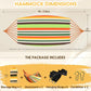 Cotton Camping Hammock Portable with Tree Straps Holds 660lbs