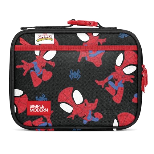Marvel Spidey Kids Lunch Box & Insulated Lunch Bag for School