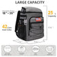 25L Insulated Cooler Backpack Water (42 Count)