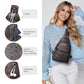 Sling Bag For Women Fanny Pack Faux Leather Small Casual Day