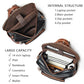 Vegan Leather Laptop Backpack for Women 15.6 inch Work Backpack Fashion Travel Backpack Purse for Business College