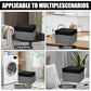 Large 42 Quarts Fabric Storage Bins with Lids [2