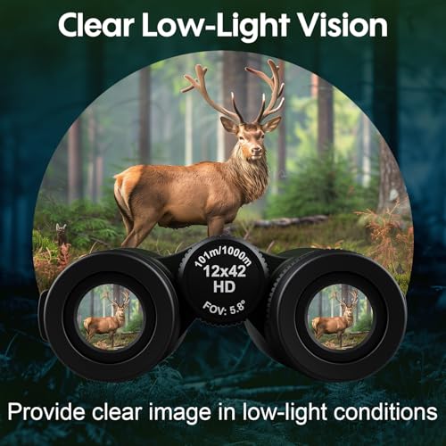 12x42 Binoculars for Adults High Powered