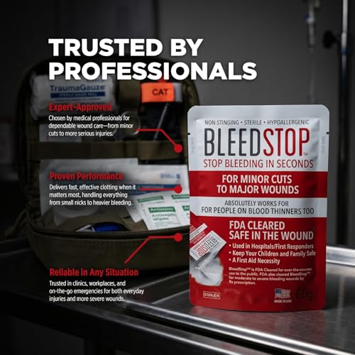 First Aid Powder for Blood Clotting (2 Count)