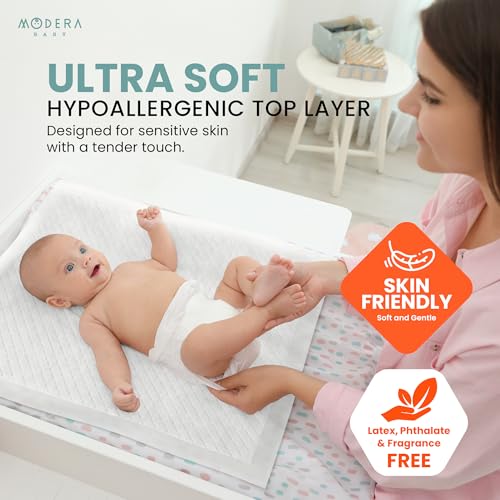 Organic Cotton Enhanced Disposable Changing Pad Liners (100 Count)