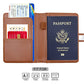 Premium Leather Passport Holder Covers Case