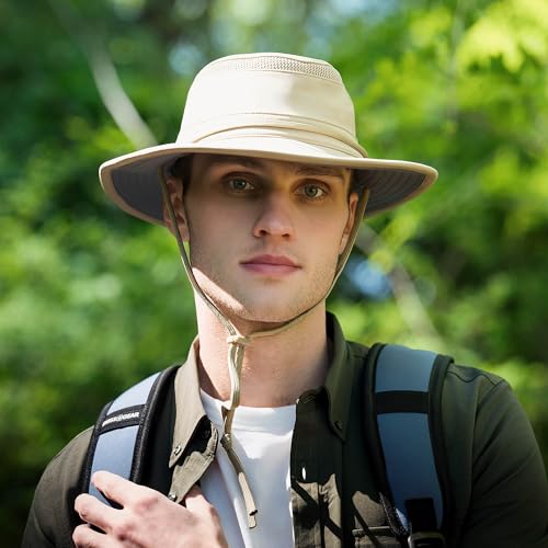 Cimarron Safari Sun Hat with Wide Brim for Outdoor Fishing Hiking