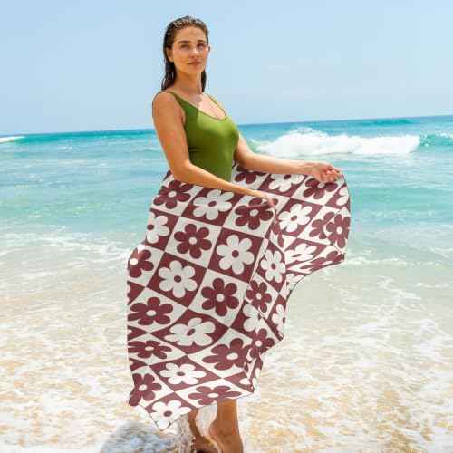 Microfiber Beach Towel for Adults with Bag