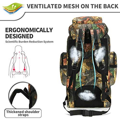 70L Camping Hiking Backpack Tactical Military Backpack Molle Rucksack for Outdoor