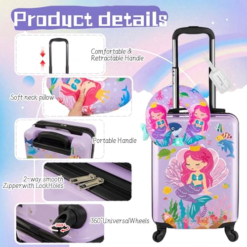 4 Pcs Kids Luggage Set (4 Count)
