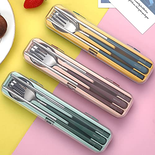 Travel Utensils with Case (4 Count)