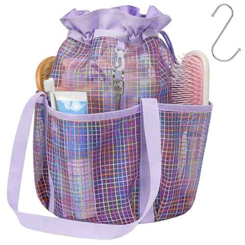 Mesh Shower Caddy Portable with Drawstring