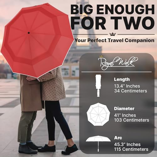 Compact Travel Umbrella for Rain