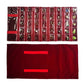 Travel Jewelry Roll Bag Portable Organizer Pouch With Grids&PVC Cover Storage Bags for Necklace