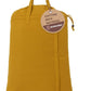 LFH Home Cotton Canvas Large Laundry Bag with Handle, Heavy Duty Drawstring Closure Washable Laundry Bags, School Travel, Home, Hotel, College Dorm, Organizer Sack, Toys Clothes 28x36-Yellow