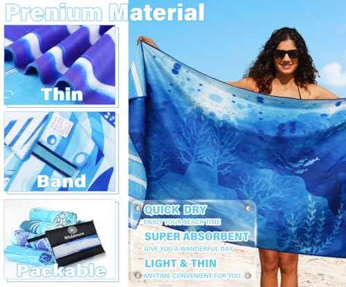 Microfiber Beach Towel (2 Count)