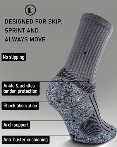 Cushioned Compression Unisex Mid (4 Count)