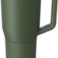 BrüMate Müv - 35oz 100% Leak Proof Insulated Coffee Mug with Handle & Lid - Stainless Steel Coffee Travel Mug - Double Walled Coffee Cup (OD Green)