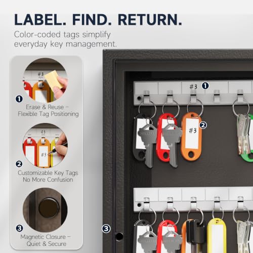 60 Keys Key Lock Box