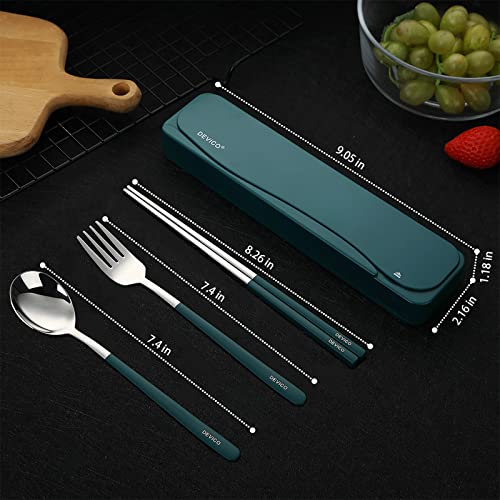 Travel Utensils with Case (4 Count)