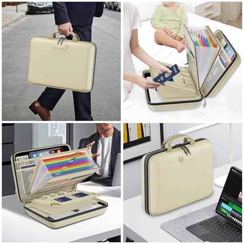 Fireproof File Organizer with Lock