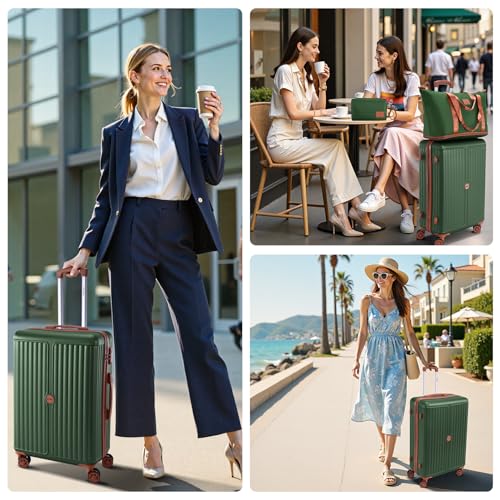Luggage Sets 3 Piece ABS+PC Hardside (3 Count)