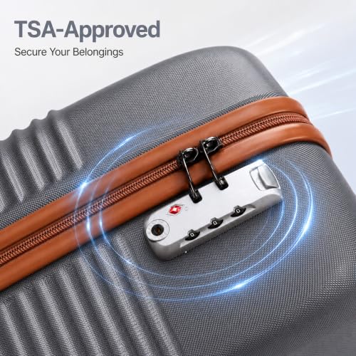 Carry On Luggage 22x14x9 Airline Approved Suitcase with Wheels